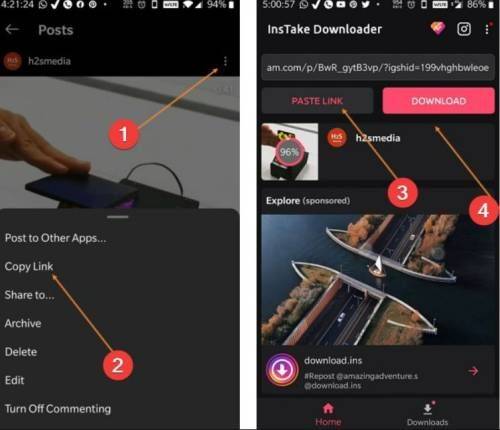 Instagram 捲軸下載